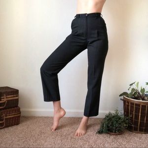 Cropped Tailored Trousers